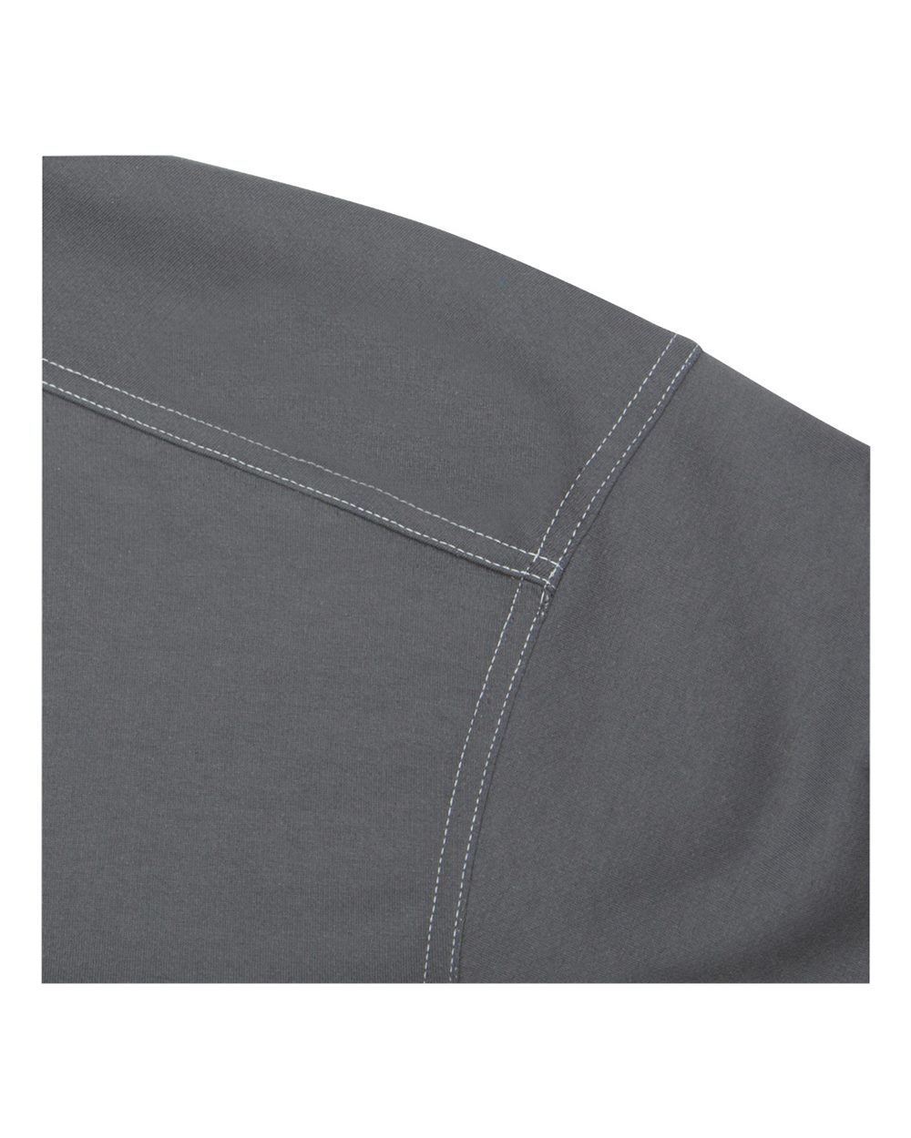 Charcoal iQ Series® Plus Long Sleeve Henley - QT40