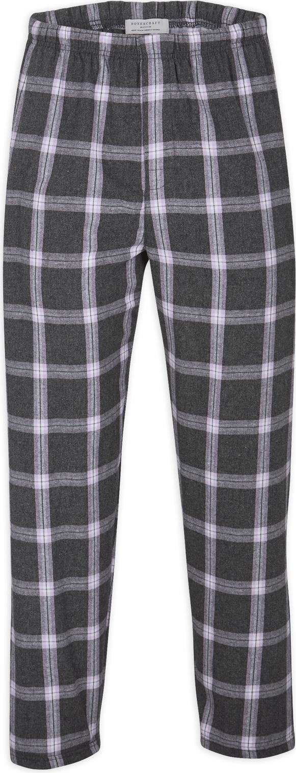 CHARCOAL LAVENDAR TOMBOY BOXERCRAFT MENS HARLEY FLANNEL PANT F20/F29  grouped