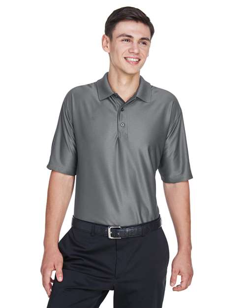 Charcoal Men's Cool & Dry Elite Performance Polo - 8415