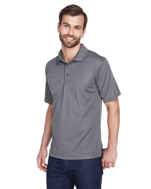 Charcoal Men&#39;s Cool &amp; Dry Mesh Piqué Polo - 8210