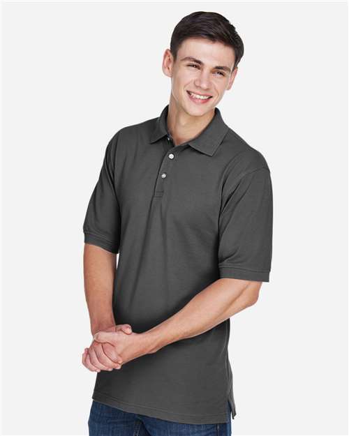 Charcoal Men&#39;s Easy Blend™ Polo - M265
