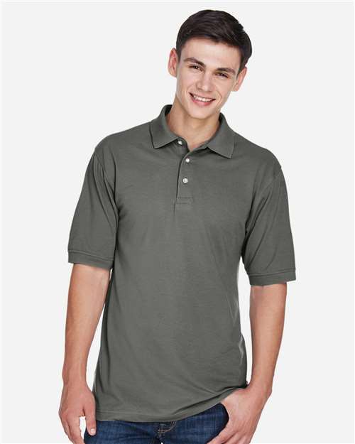 Charcoal Men&#39;s Easy Blend™ Polo - M265