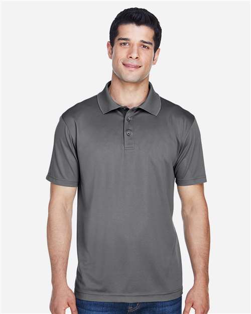 Charcoal Men&#39;s Polyester Jersey Polo - M315