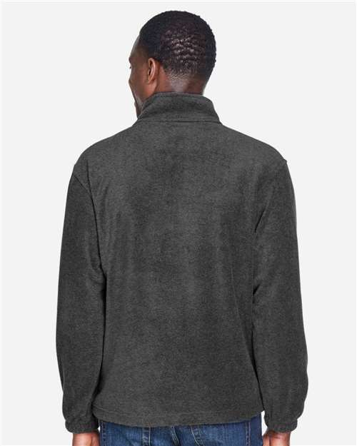 Charcoal Men&#39;s Quarter-Zip Fleece Pullover - M980