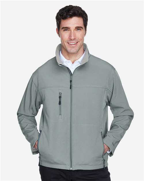 Charcoal Men&#39;s Soft Shell Jacket - D995
