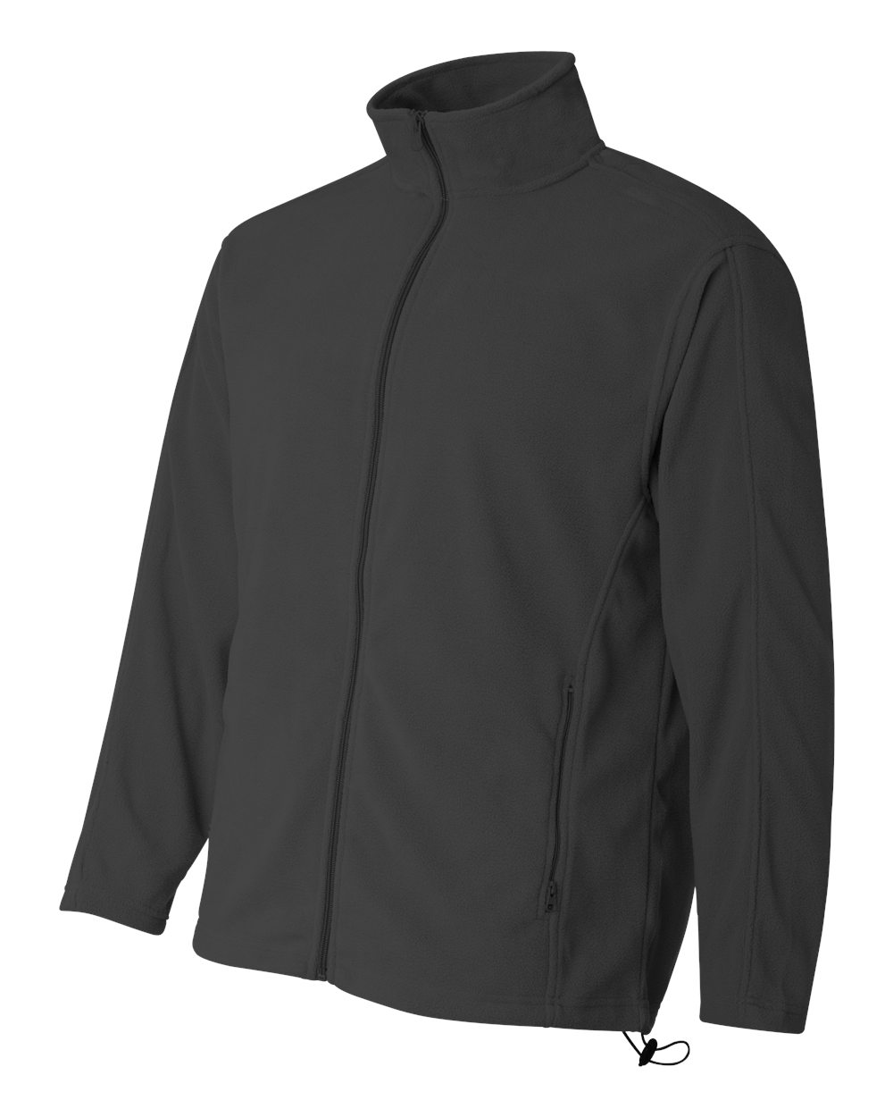 Charcoal Microfleece Full-Zip Jacket - 3301