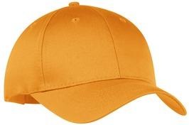 Charcoal Port Authority Six-Panel Twill Cap. CP80