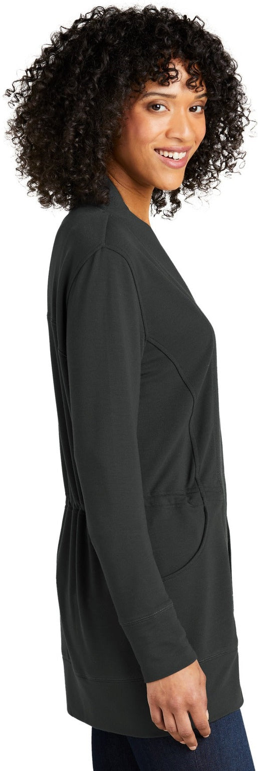 Charcoal Port Authority Women's Microterry Cardigan LK825