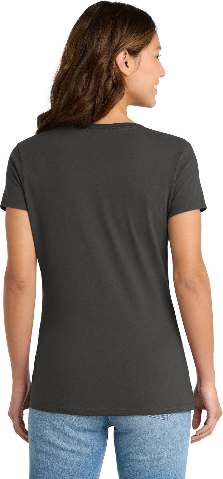 Charcoal Port & Co Women's Fan Favorite V-Neck Tee. LPC450V