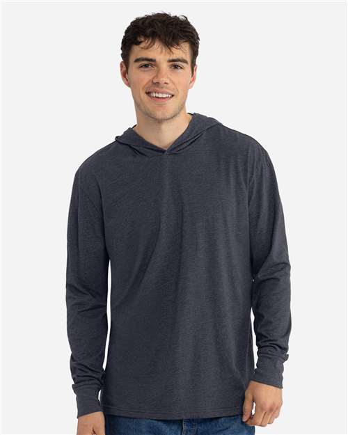 Charcoal Unisex CVC Hoodie Long Sleeve T-Shirt - 6221