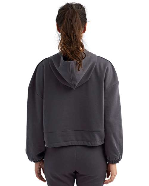 Charcoal Women&#39;s Cropped Maria Hoodie - TD085