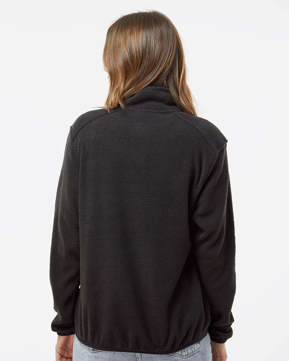 Charcoal Women's Cypress Sherpa Mountain Fleece - 9345 plain