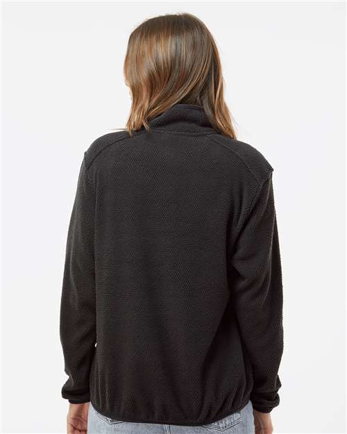 Charcoal Women's Cypress Sherpa Mountain Fleece - 9345 plain