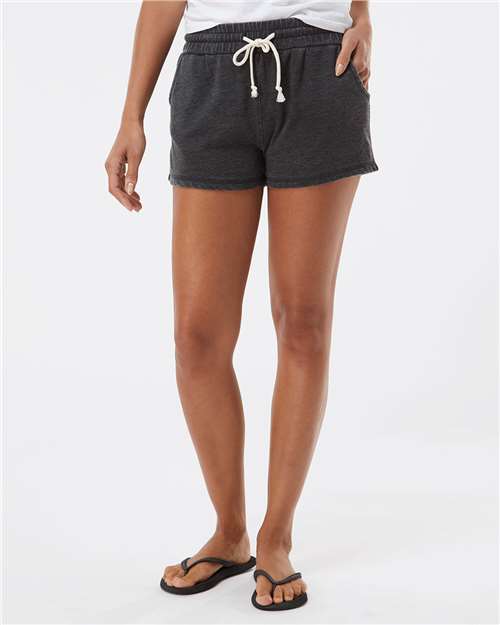 Charcoal Women’s Enzyme-Washed Rally Shorts - K11