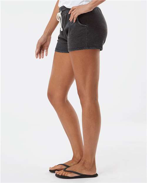 Charcoal Women’s Enzyme-Washed Rally Shorts - K11