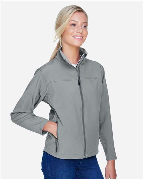 Charcoal Women&#39;s Soft Shell Jacket - D995W