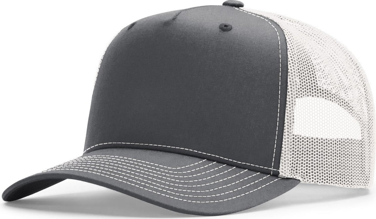 Charcoal/Ice Grey Five Panel Champ Trucker