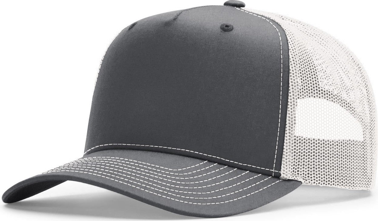Charcoal/Ice Grey Five Panel Champ Trucker