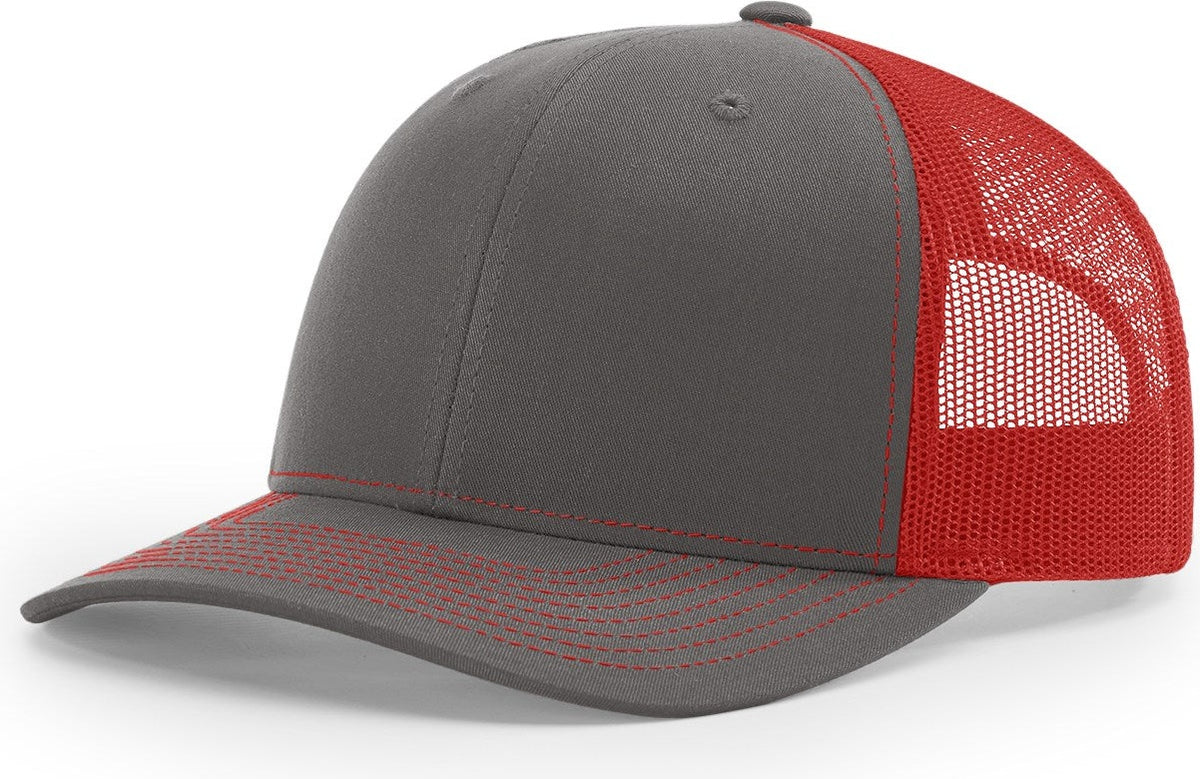Charcoal/Red Trucker