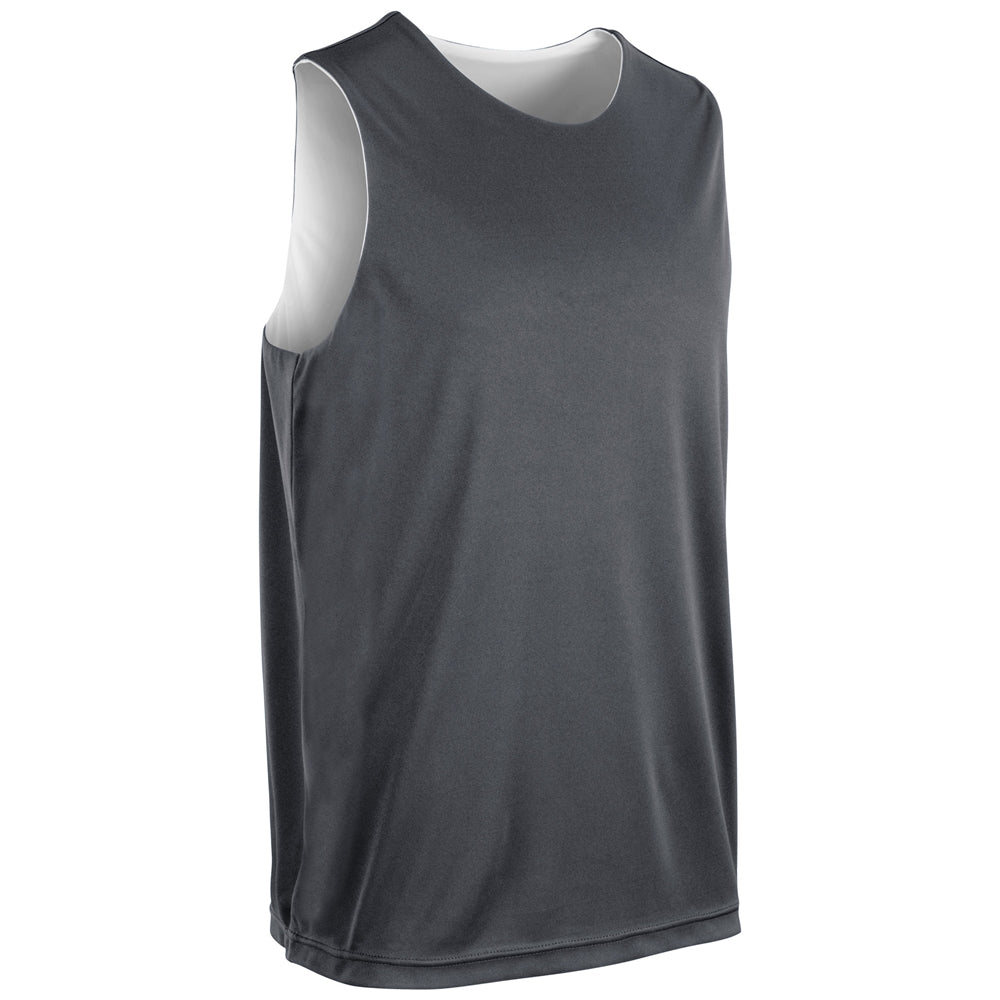 CHARCOAL,WHITE Vision Reversible Basketball Jersey