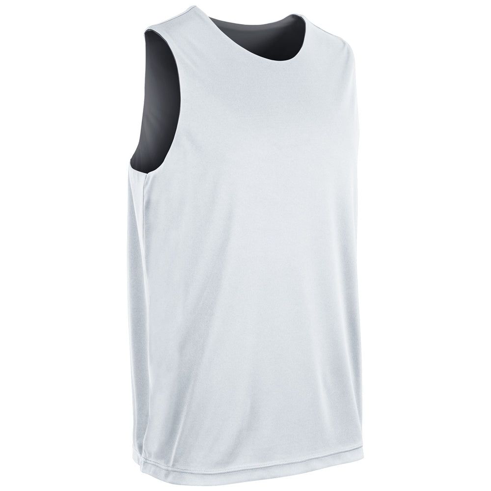 CHARCOAL,WHITE Vision Reversible Basketball Jersey