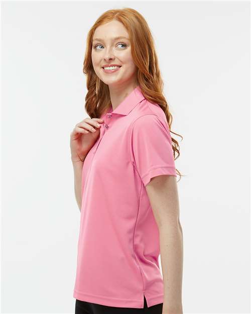 Charity Pink Women's Saratoga Performance Mini Mesh Polo - 104