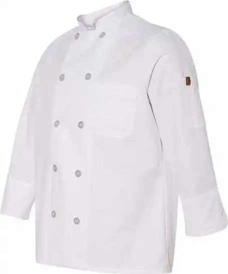 Chef Designs 0401 Women’s Ten Button Coat White