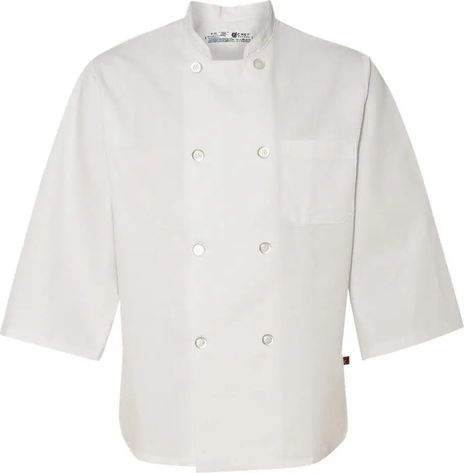 Chef Designs 0402 Three-quarter Sleeve Coat