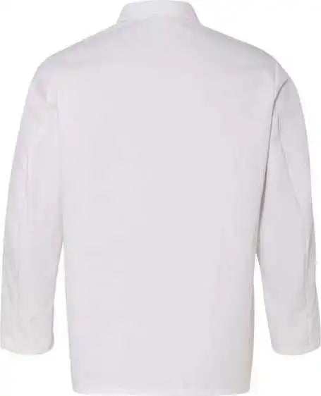 Chef Designs 0406 Gripper Front Short Butcher Coat - White