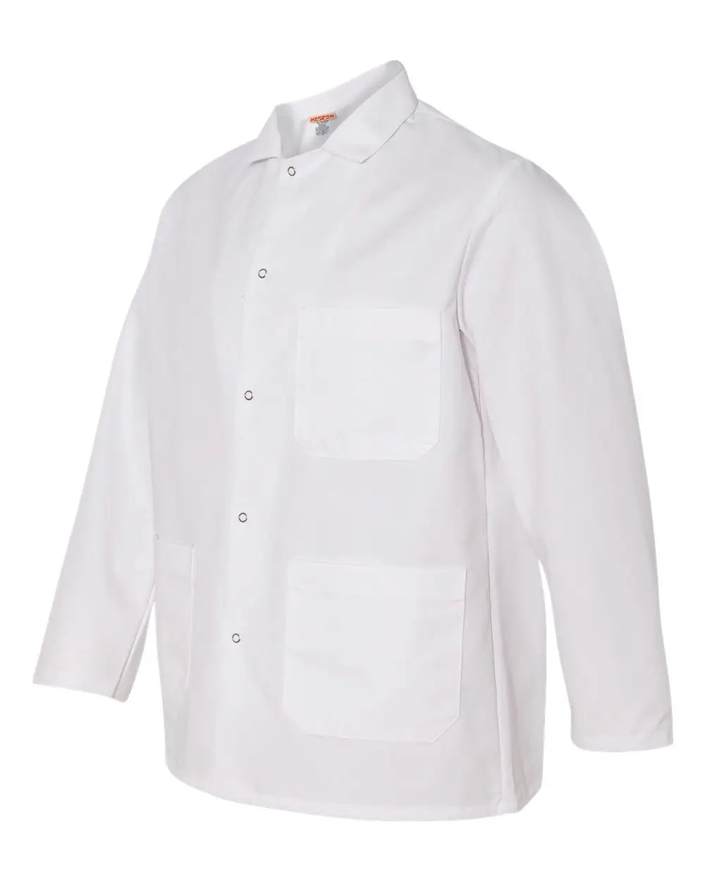 Chef Designs 0406 Gripper Front Short Butcher Coat - White / s