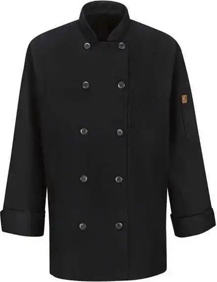 Chef Designs 041x Women’s Mimix Coat with Oilblok Black