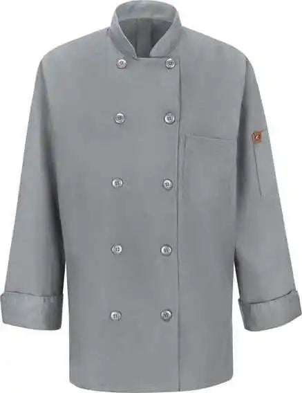 Chef Designs 041x Women’s Mimix Coat with Oilblok - Gray
