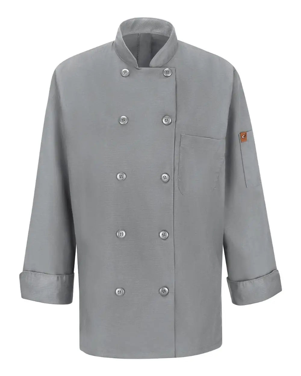 Chef Designs 041x Women’s Mimix™ Coat with Oilblok - Grey - Gray / Xs