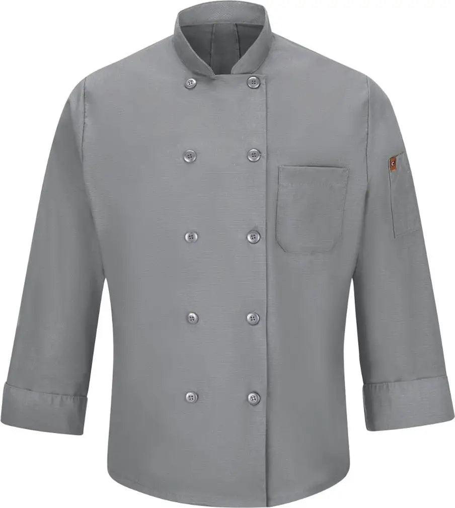 Chef Designs 042x Mimix™ Coat with Oilblok - Grey - Gray / s