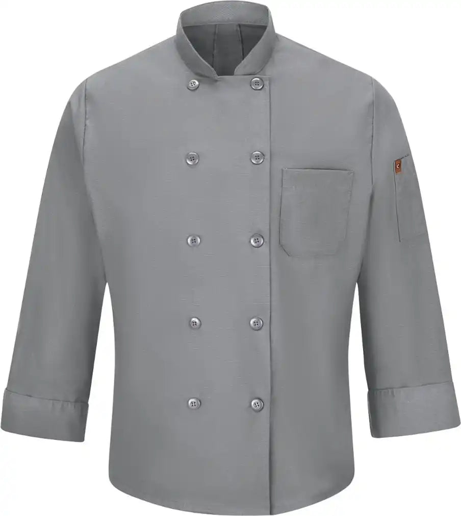 Chef Designs 042x Mimix™ Coat with Oilblok - Grey - s
