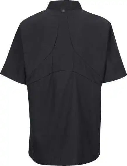 Chef Designs 046x Mimix Short Sleeve Coat with Oilblok - Black