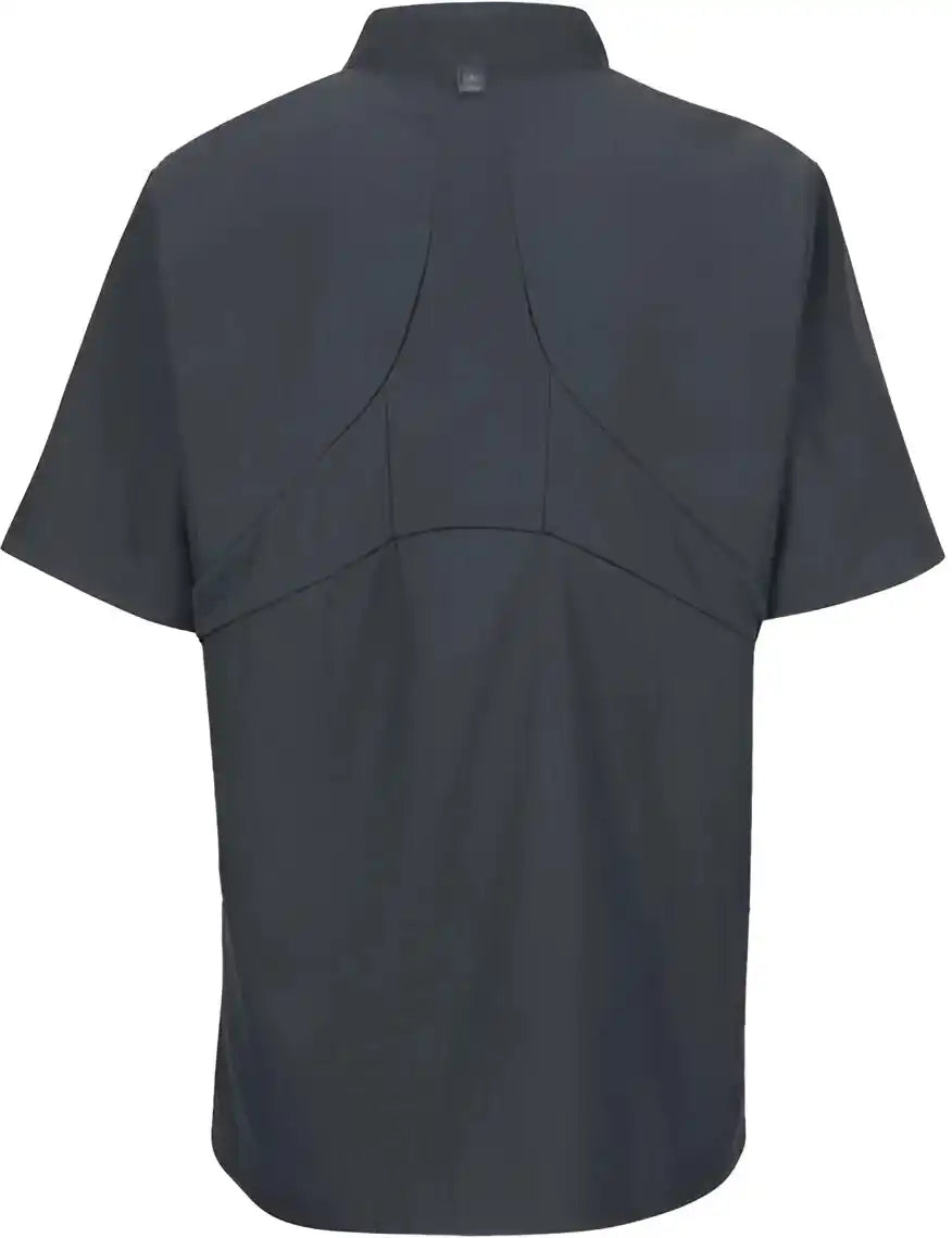 Chef Designs 046x Mimix Short Sleeve Coat with Oilblok Charcoal