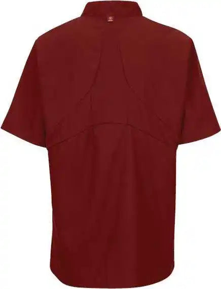 Chef Designs 046x Mimix Short Sleeve Coat with Oilblok - Fireball Red