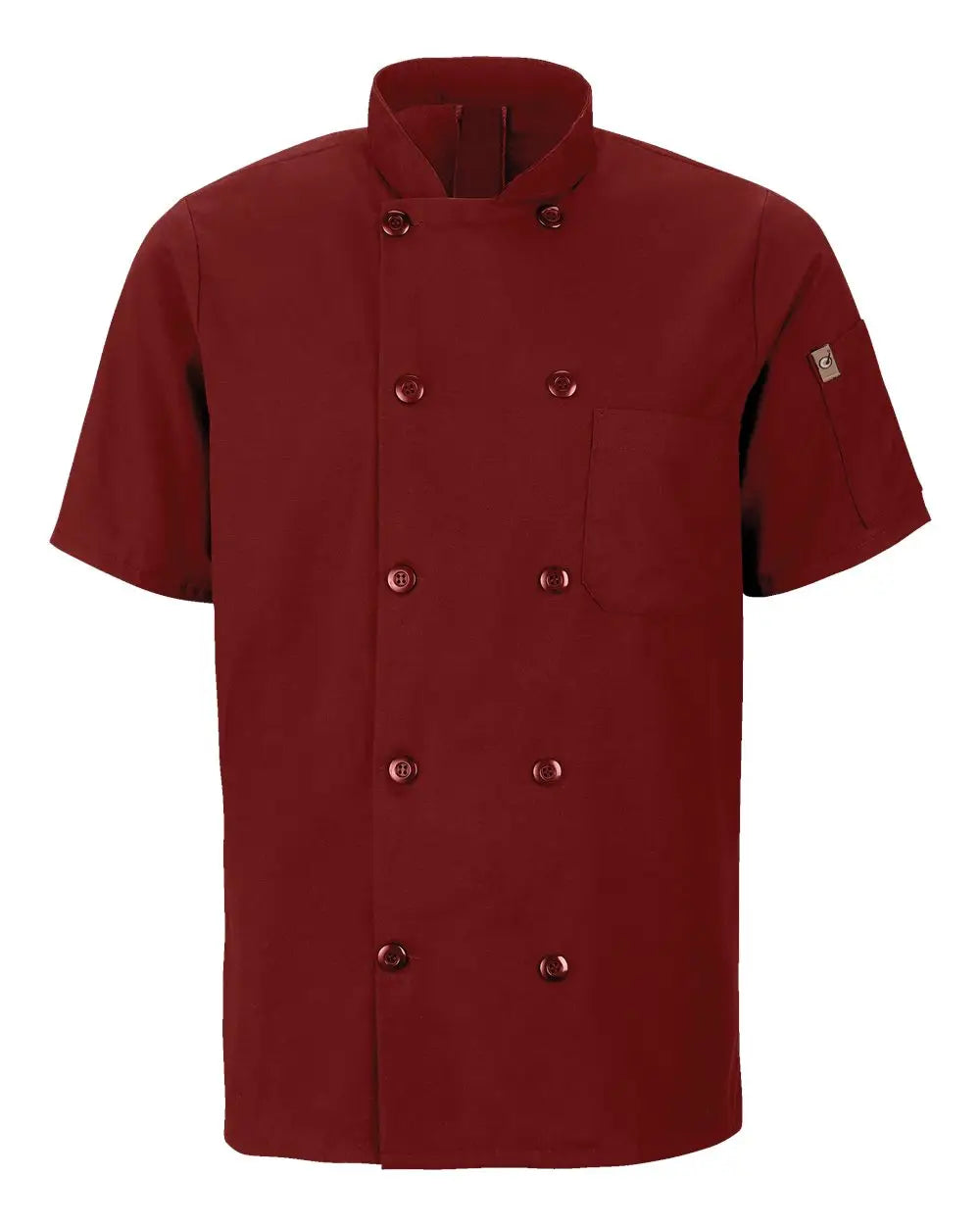 Chef Designs 046x Mimixâ„¢ Short Sleeve Coat with Oilblok - Fireball Red