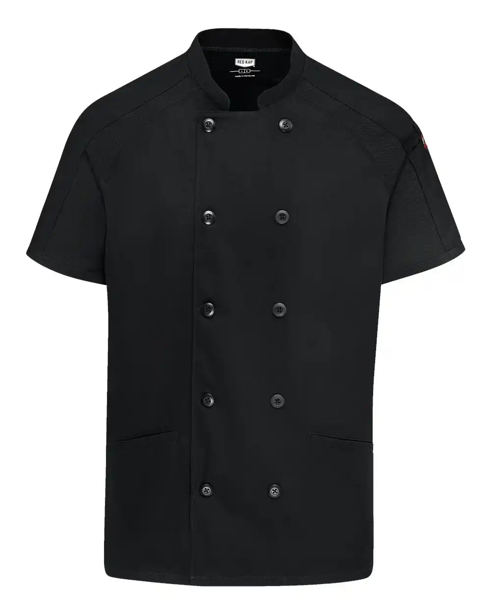 Chef Designs 051w Women’s Airflow Raglan Coat - Black Mesh - Black/ / Xs