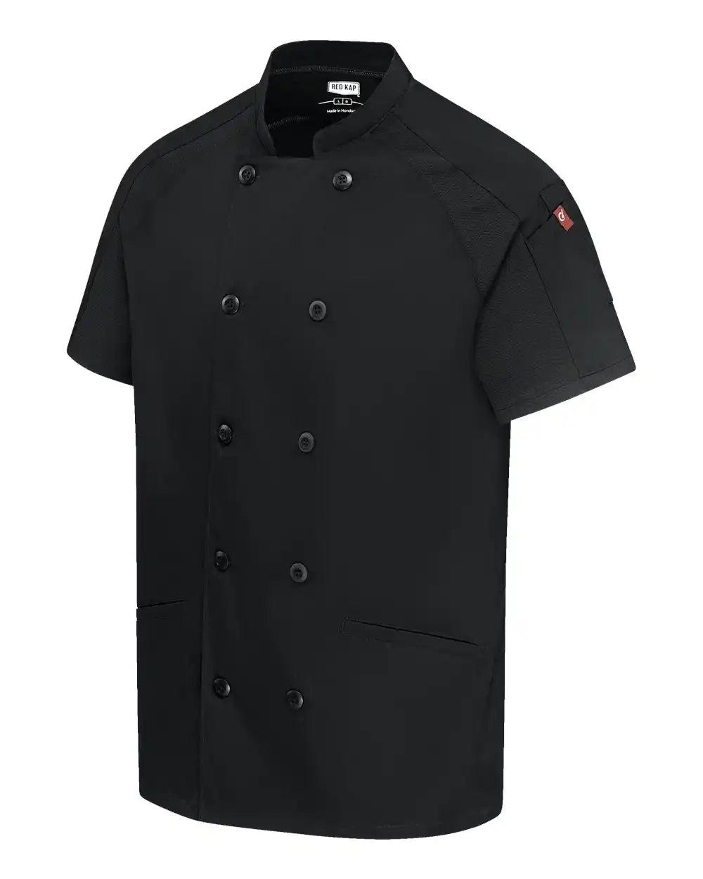 Chef Designs 051w Women’s Airflow Raglan Coat - Black Mesh