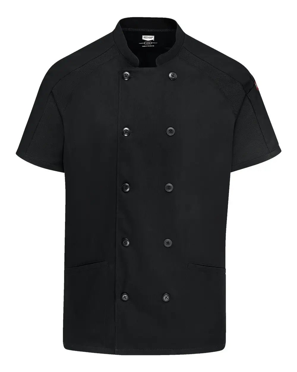 Chef Designs 051w Women’s Airflow Raglan Coat - Black Mesh - Xs