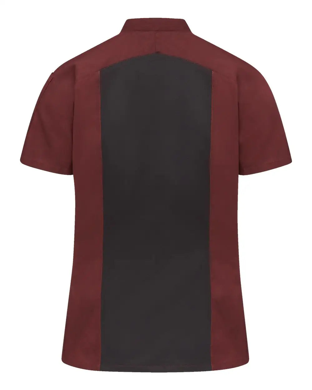 Chef Designs 051w Women’s Airflow Raglan Coat - Merlot Heather Black Mesh