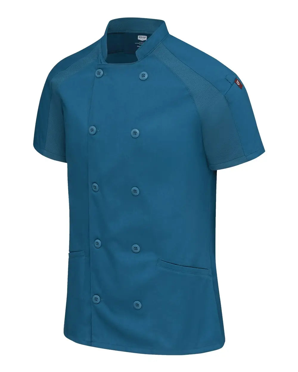 Chef Designs 051w Women’s Airflow Raglan Coat - Teal Mesh