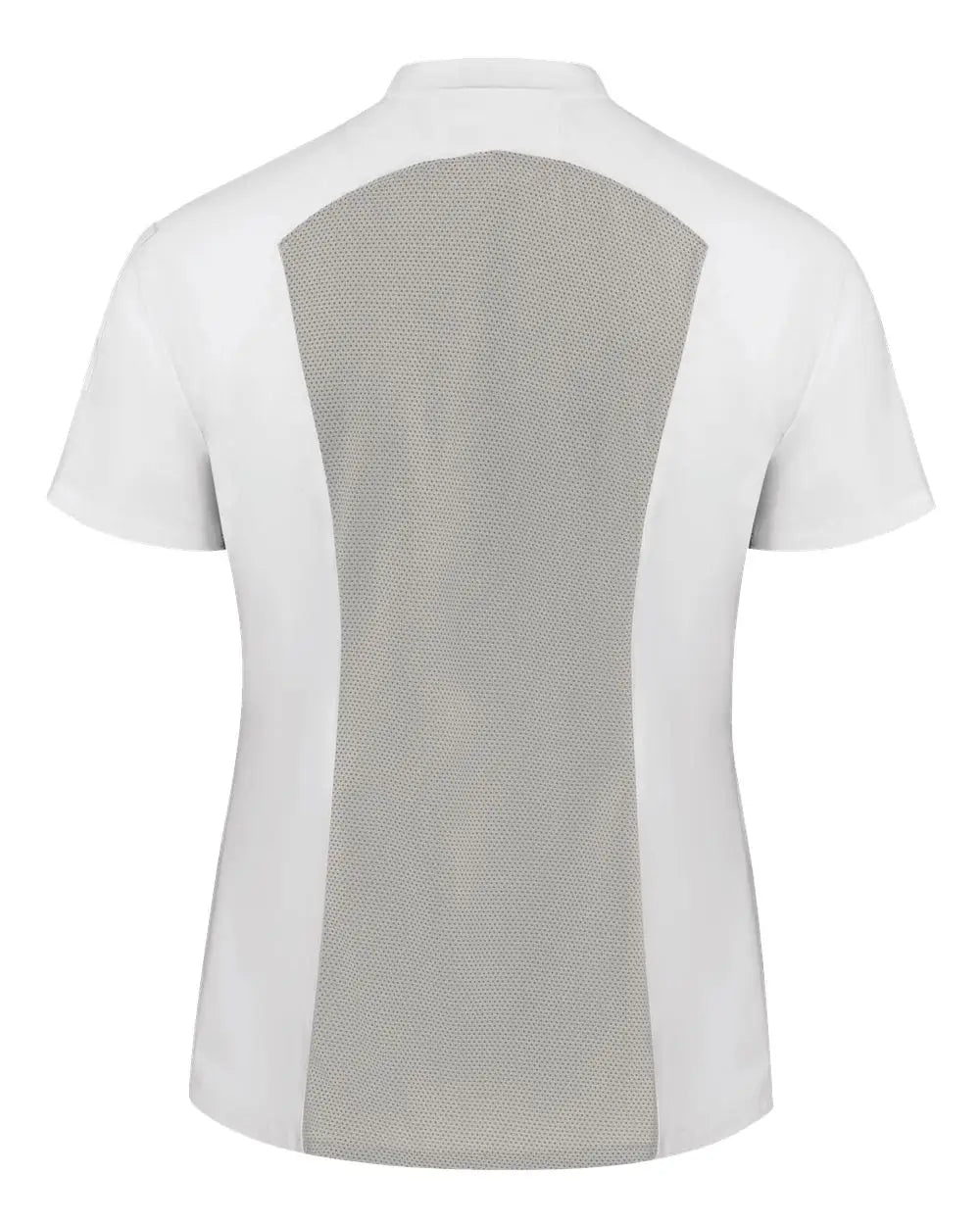 Chef Designs 051w Women’s Airflow Raglan Coat - White Grey Mesh - Gray / Xs