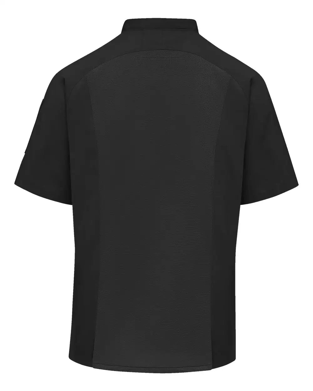 Chef Designs 052m Airflow Raglan Coat - Black Mesh - s