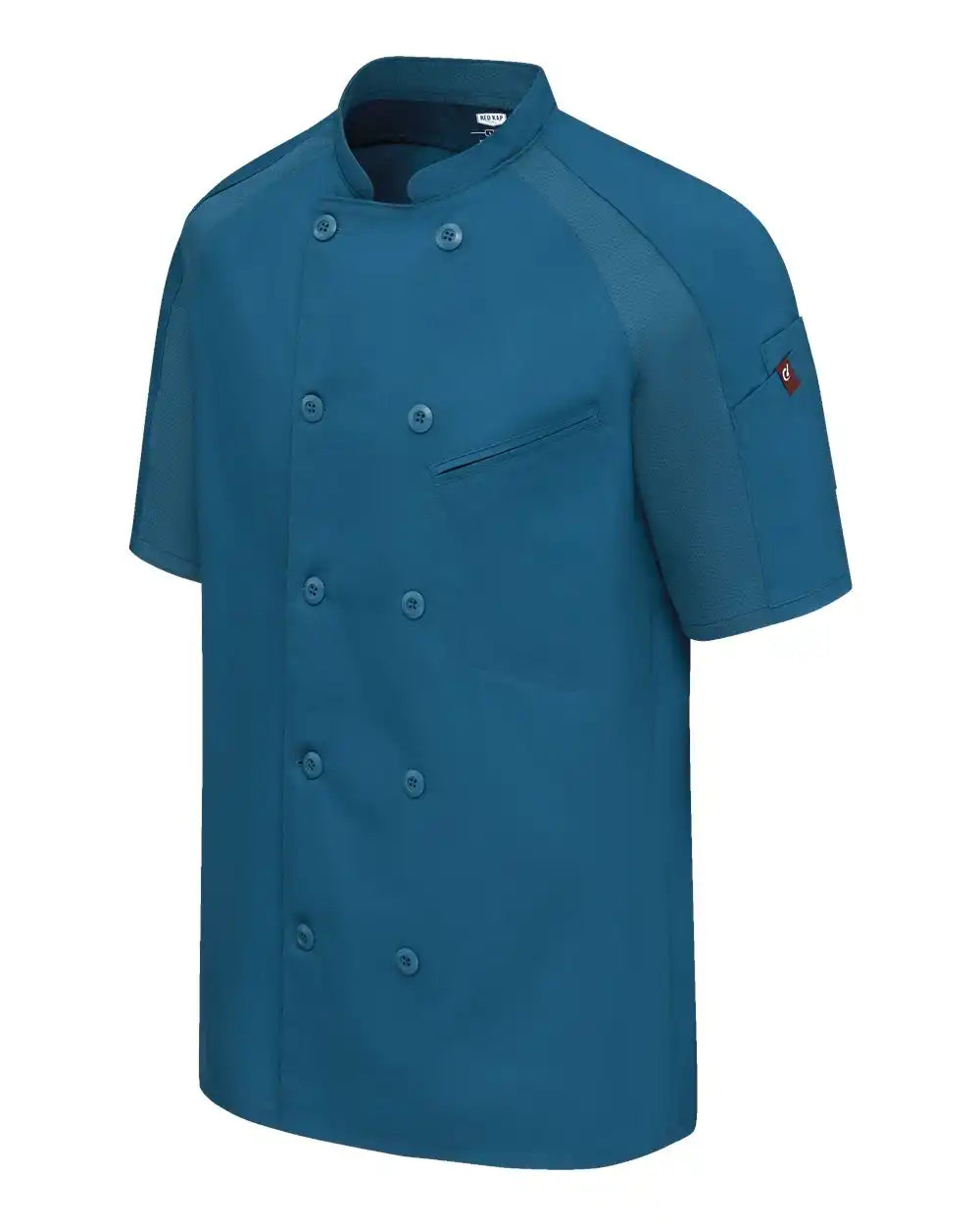 Chef Designs 052m Airflow Raglan Coat - Teal Mesh
