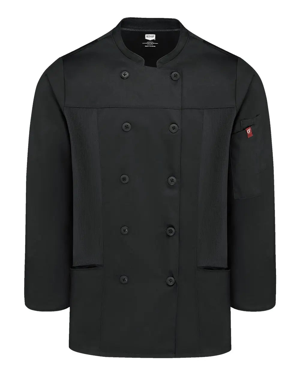 Chef Designs 053w Women’s Deluxe Airflow Coat - Black - Xs