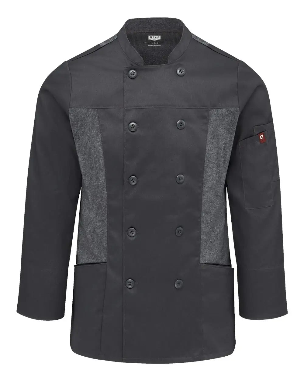 Chef Designs 053w Women’s Deluxe Airflow Coat - Charcoal - Dark Gray / Xs