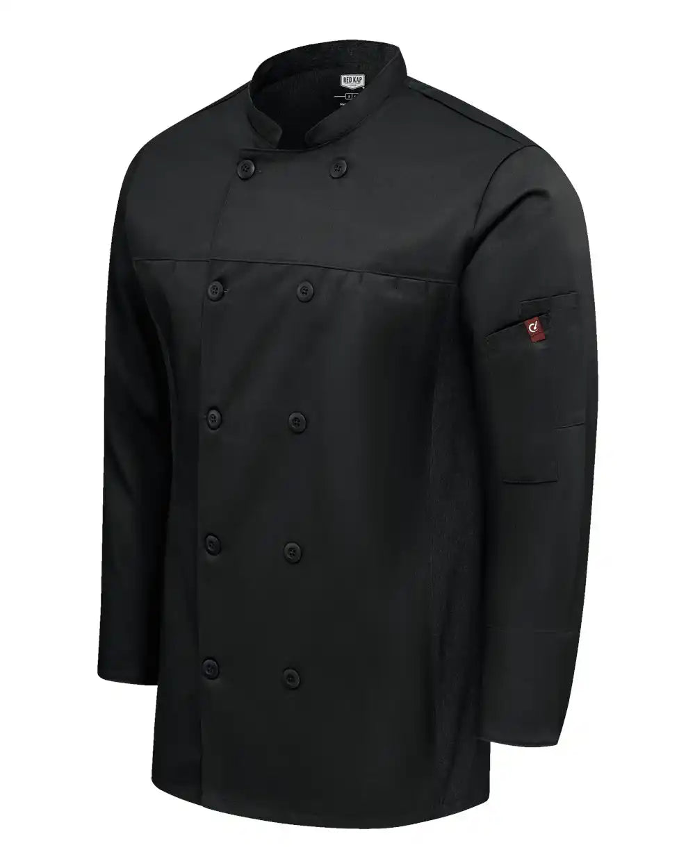 Chef Designs 054m Deluxe Airflow Coat - Black